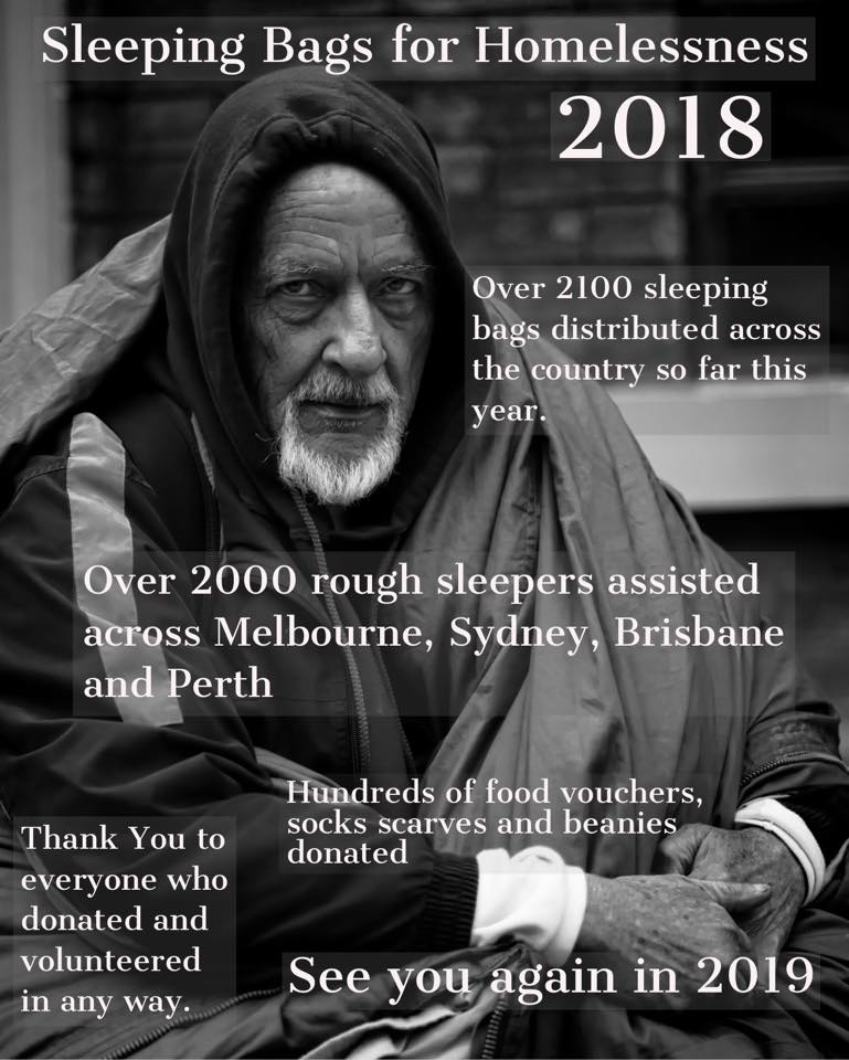 Sleeping Bags For Homelessness 2018