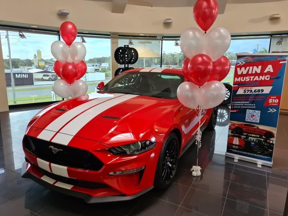 Raffle Draw for the Ford Mustang