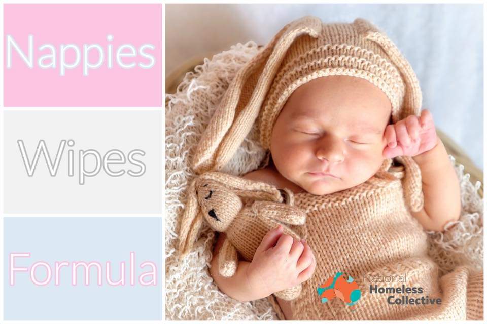 We need more Nappies,  Wipes and Formula